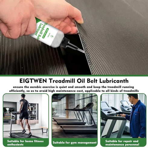 2 125ml 100% EIGTWEN x Treadmill Lubricant for Belt, Silicone Treadmill Oil, High Temperature Resistant Stable