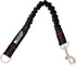 Leashboss Pattern Bungee Dog Leash Extension, 18" Shock Absorbing Lead Extender, Pattern Collection (Black Reflective)