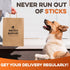 BRUTUS & BARNABY 6" Bully Sticks for Dogs, Low-to-No Odor, Grass-Fed Chews