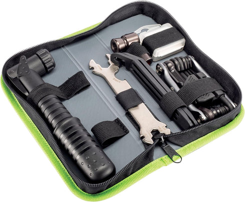 Kilimanjaro Cycle Series 40 Piece Bicycle Tool Repair Kit in Zip Pouch, Tire Levers and Wrenches - 910549ECE