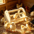Cubolar Pine Chicken Perch with Mirror, Strong Chick Jungle Gym Roosting Bar, Chicken Toys for Coop and Brooder