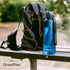 GRANDTIES Sports Tritan Plastic Water Bottle with Straw - Leakproof BPA Free Travel Bottle for Gym, Outdoor, Fitness