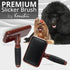Kenchii Slicker Brush for Dogs - Professional Grooming Brush for Loose Fur, Tangles, Long Short Haired (Medium)