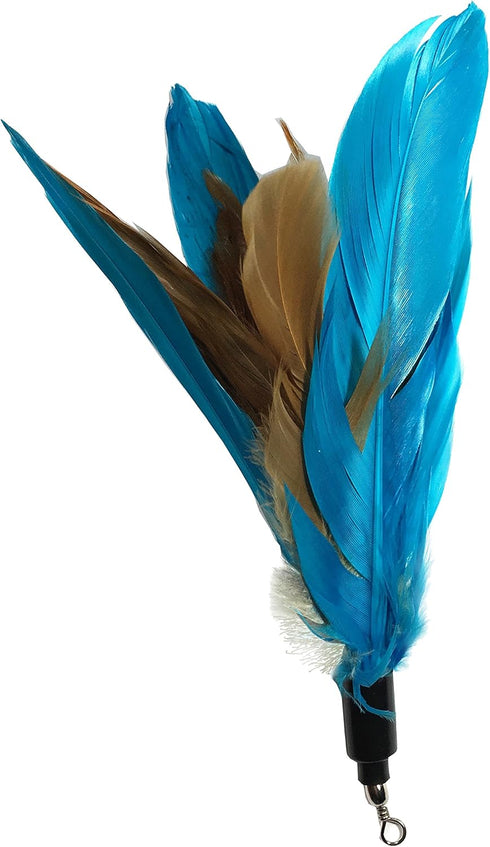 Pet Fit For Life 7 Piece Replacement Feathers and Soft Furry for Interactive Cat and Kitten Toy Wands