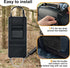 MYDAYS 2 Pack Seat Back Gun Rack - Camo Front Seat Gun Organizer with Bullet Pocket for Hunting Rifles/Shotguns