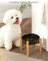 MOPANG 2.0 30oz, 8in, Ceramic Slow Feeder Dog Bowls Elevated, Cups Slow Feeder for Medium Dogs, Puzzle Maze Bowl