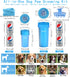 Kabetig 2-in-1 3 Dog Paw Cleaner Kit for Medium & Small Dogs - Quick Clean No Full Bath, Paw Wash Cup with Detachable