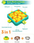 3 1 Dog Puzzle Toy Mental Stimulation - Level in Dogs Food Puzzles Toys, Dog Treat Puzzle Feeder (Advanced-Blue Board)