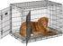 MidWest Homes for Pets Quiet Time Reversible Crate Pan Cover 36' in Mushroom Diamond/Fleece