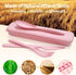 Reusable Travel Utensils Set with Case, 10 Sets Wheat Straw Portable Plastic Fork Spoons Knife Camping Cutlery, Eco-Friendly BPA Free Lunch Tableware for Kids Adults Travel Picnic Utensils by YDYTOP