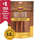Cadet Bully Sticks for Small Dogs - High Protein, Low Fat, All-Natural Beef Pizzle Chews, Grain & Rawhide-Free (12