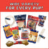 5" 8 Count/4 Pack Pet Factory Twistedz American Beefhide Chip Rolls Dog Chew Treats w/Real Beef Meat Wrap