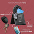 Running Buddy Mini Magnetic Belt Bag - 3.75 In x 4 In Black - Water-Resistant & Bounce-Free Waist Pouch