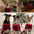 SCENEREAL Dog Pajamas for Small to Large Dogs, Warm Puppy Onesie Outfits for Winter Christmas - Dog Jammies Pjs