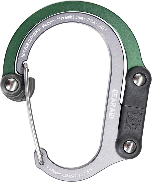 360 Backpack, GEAR AID HEROCLIP Swivel Carabiner Gear Clip and Hook (Medium) for Camping, Suitcases and Garage