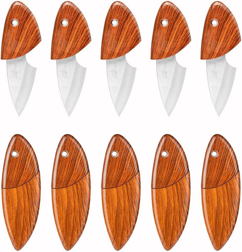 Portable Dolphin Shaped Pocket Knife, 10 PACK Utility Knives, 2.2 Inch, Suitable for Unpacking and Fruit Cutting