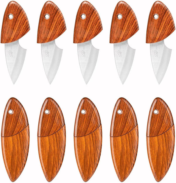 Portable Dolphin Shaped Pocket Knife, 10 PACK Utility Knives, 2.2 Inch, Suitable for Unpacking and Fruit Cutting