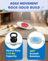 2-in-1 3 3 3-12 Kids Maze Balance Board, Swappable Labyrinths & Challenge Balls, Non-Slip Rubber Base Wobble Board