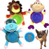 Jalousie Extra-Large Dog Squeaky Toy, Interactive Rope Plush Toy for Small Medium Large Breeds, 3 Pack