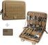 WYNEX Tactical Folding Admin Pouch, Molle Tool Bag of Laser-Cut Design, Utility