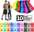 Resistance Bands for Working Out | 7Ft Long Exercise Bands with Carry Pouch and Door Anchor, Latex Free Workout Bands,