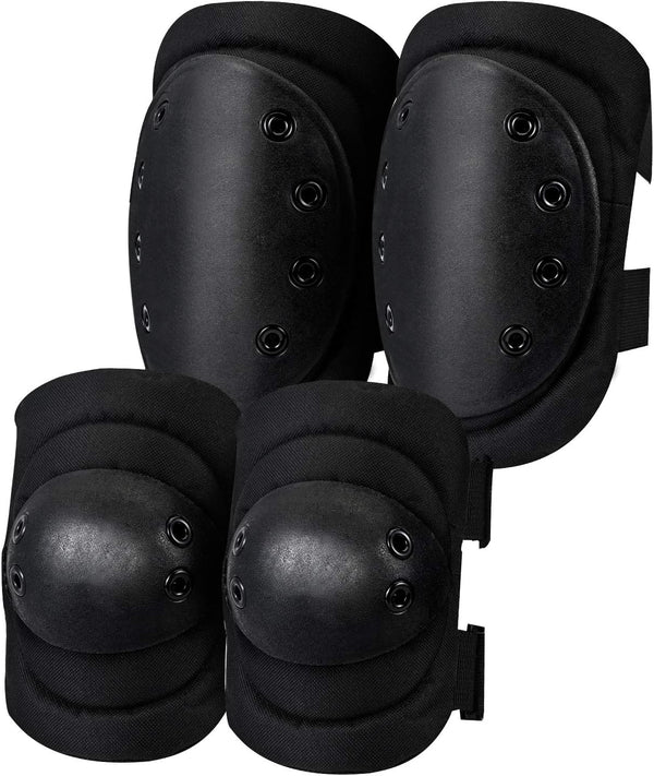 Tactical Knee Pads - Protective Airsoft Knee & Elbow Pads for Outdoor Sports