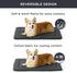 Bedsure Washable Dog Crate Bed for Small Dogs, Reversible Foam Floor Dog Mat, Lightweight Travel Flat Pet Beds for