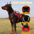 Service Dog Vest - HEYCAHVA Tactical Harness, Full Metal Buckles, Reflective No Pull Vest for Large Medium Dogs (Red, L)