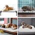 Elevated Dog Bed Pad Waterproof 2 Pack, Soft Plush Dog Pet Pad for Cot Bed, Machine Washable with Corner Straps