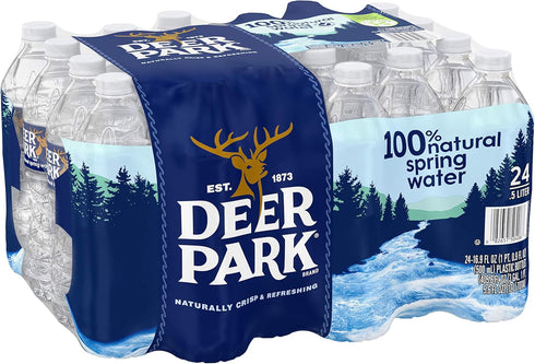 16.9 Oz, 24 Count Deer Park Natural Spring Water