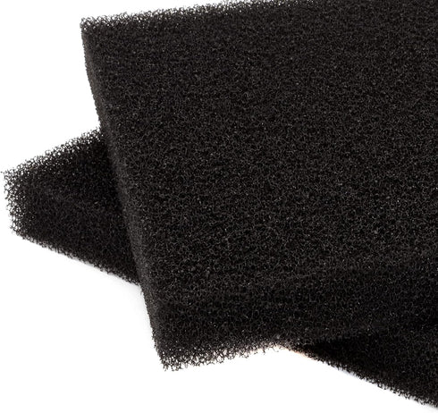 Aquarium Sponge Filter Media Pad | 9 x 9 x 1 inch, Cut to Fit Biochemical Filter Bio Foam Pad, 2 Pcs