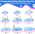 CACSPS 2025 55" 12" Swimming Updated Foldable Dog Pool, x Kiddie Pool with Hard Plastic, Non-Slip Dog Bath Tub