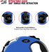 Tuff Pupper Heavy Duty Retractable Dog Leash, 16 ft with Reflective Stitching for Nighttime Safety
