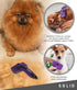 Pet Slicker Brush - Dog & Cat Brush for Shedding & Grooming, Dematting & Detangling Self-Cleaning Brushes