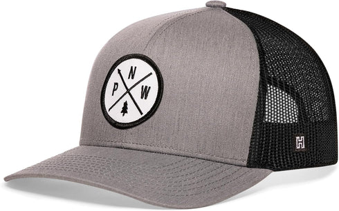 HAKA PNW Adjustable Trucker Hat - Pacific Northwest Mesh Snapback Cap for Men & Women