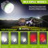 LIT-PaTH LED Camping Lantern, Rechargeable Light with Magnet Base, 4400 mAh, Large Green, Survival Kit