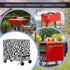Puxucrazy Ice Chest Cover Zebra Print Cooler Cart Cover Dust-Resistant Patio Cooler Covers for Rolling Cart Coolers