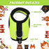 SATINIOR 2 Pieces Soft Mesh Harness Leash Vest Set with Bell for Guinea Pig, Ferret, Hamster, Rabbit (Green, Pink, S)