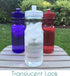 Rolling Sands 24 Ounce BPA-Free Plastic Water Bottles, Set of 10, Made in USA