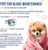 HQRP #40 Blade Dog Grooming Replacement Clipper Blades for Andis/Oster/Wahl, Compatible with 0.25mm