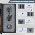 2 Pack NEXT STATION Pistol Holder for Gun Safe,Mesh Pistol Holster with Elastic Retention for Gun Safe Accessories