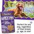 Real Meat Lamb & Liver Jerky Dog Treats, 8 Air-Dried Strips, Grain-Free Jerky Treats Made of 95% Free-Range Lamb