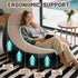 Pump)1PK Inflatable Chair for Adults,Portable Inflatables Chairs with Ottoman,Flocked Surface inflatables