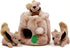2in1 3 Outward Hound Hide-A-Squirrel Dog Toy Interactive Plush Puzzle with Squeaky Removable Squirrels, Large