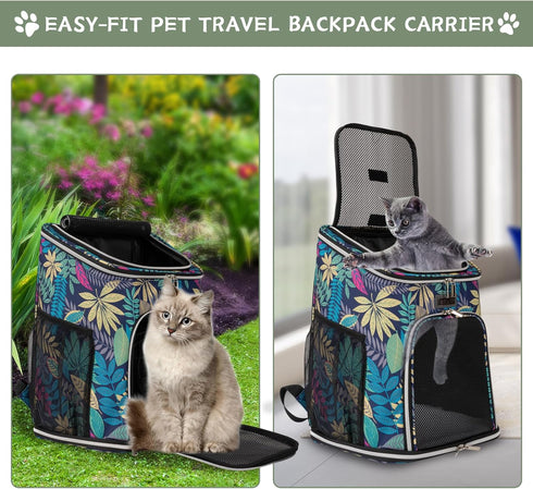 Backpack 18lbs, Backpack BAGLHER Cat Carrier, Mesh Pet Cat Carrier for Medium Small Dog Cat Puppy Kitten Bunny up