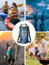 YDYJKI Waterproof Dry Bag Backpack, 2L/5L/10L/20L/30L Floating Roll Top Dry Compression Sack for Kayaking