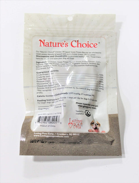 Natural Value Sweet Potato Biscuit Wrapped with Chicken Breast