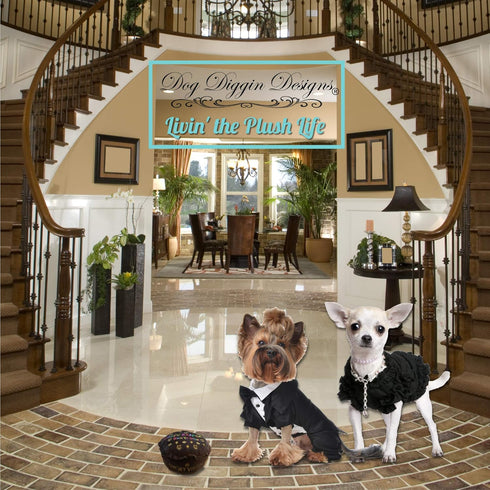 Dog Diggin Designs Runway Pup Collection | Unique Squeaky Plush Dog Toys – Parody Bones, Balls & More
