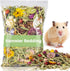 Sukh 150G Hamster Bedding - Flowers & Herbs for Odor Control and Hamster Habitat Decor