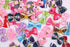 YOY 40pcs Grosgrain Ribbon Pet Dog Hair Bows - 20 Pairs with Rubber Bands - Grooming Accessories for Puppy & Kitty